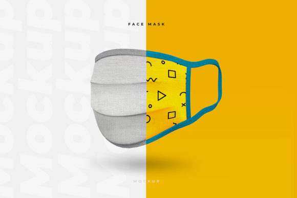 Download Cotton Face Mask Mockup Template - Premium Resources