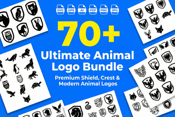 Download Ultimate Animal Logo Bundle – 70+ - Logo Collection
