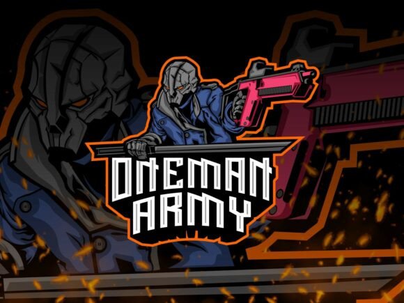Download Oteman Army Skull Soldier Esports Logo - Logo Collection