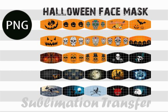 Download Halloween Face Mask Designs 25 Bundle - Premium Resources